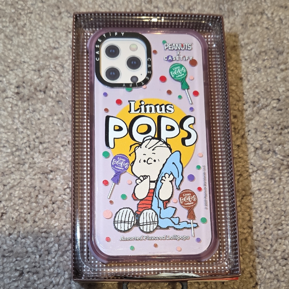 Casetify Peanuts Linus Pops iPhone Case - Lavender